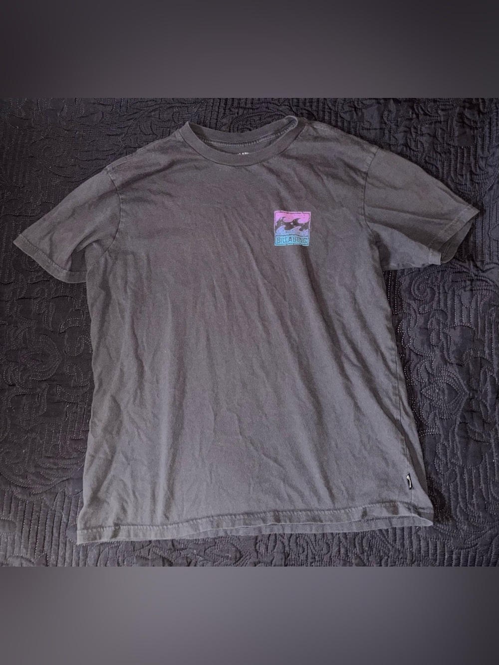 Billabong Black Short-Sleeve Tee Size Medium